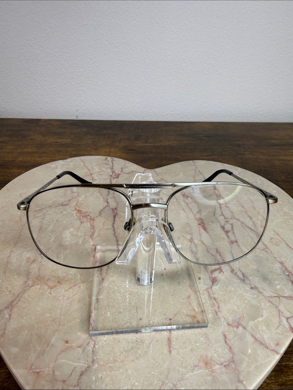 Unisex Metal Aviator RX Eyeglass Frames - Minor Prescription and Scratches
